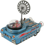 "SPACE TANK M-18" BOXED BATTERY-OPERATED TOY.