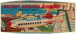 "ROCKET-SHIP BATTERY OPERATED MONORAIL" BOXED TOY.
