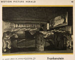 "MOTION PICTURE HERALD" EXHIBITOR MAGAZINE PAIR WITH FRANKENSTEIN & BRIDE OF FRANKENSTEIN CONTENT.