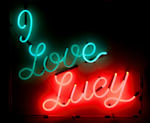 "I LOVE LUCY" STUDIO NEON SIGN.