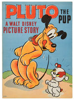 “PLUTO THE PUP PICTURE STORY” LINEN-LIKE BOOK IN CHOICE CONDITION.