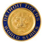 “DETROIT TIGERS WORLD SERIES” PRESS PIN FROM 1968.