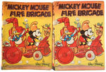 “THE MICKEY MOUSE FIRE BRIGADE” HARDCOVER WITH DUST JACKET.
