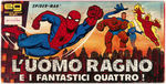 "SPIDER-MAN AND THE FANTASTIC FOUR!" ITALIAN GAME IN UNUSED CONDITION.