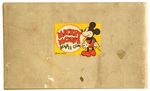 “MICKEY MOUSE” SERIES 1 GUM CARD ALBUM (FIRST VERSION) WITH CARDS.