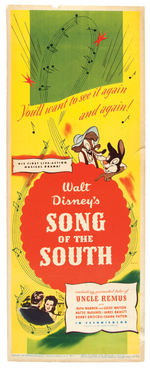 “SONG OF THE SOUTH” ORIGINAL RELEASE INSERT POSTER.