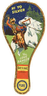 "THE LONE RANGER BAT-O-BALL" PURE OIL PREMIUM PADDLE.