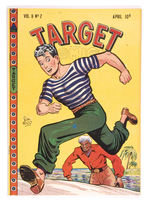 TARGET COMICS V8 #2 APRIL 1947 NOVELTY PUBLICATIONS ROCKFORD COPY.