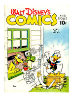 WALT DISNEY COMICS AND STORIES #7  APRIL 1941 DELL PUBLISHING.