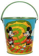 MICKEY AND MINNIE MOUSE SAND PAIL.