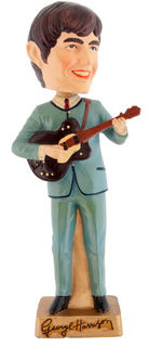 THE BEATLES GIANT BOBBING HEAD STORE DISPLAY FIGURE SET BY CAR MASCOTS INC.
