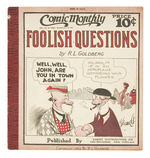 “COMIC MONTHLY-FOOLISH QUESTIONS” PLATINUM AGE COMIC BOOK.