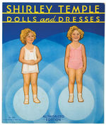 “SHIRLEY TEMPLE DOLLS AND DRESSES” PAPERDOLL BOOK.