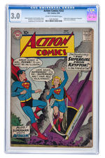 "ACTION COMICS" #252 MAY 1959 CGC 3.0 GOOD/VG - FIRST APPEARANCE OF SUPERGIRL.