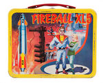 "FIREBALL XL5" METAL LUNCH BOX WITH THERMOS.