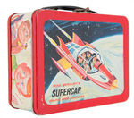 "MIKE MERCURY'S SUPERCAR ORBITAL FOOD CONTAINER" METAL LUNCHBOX WITH THERMOS.