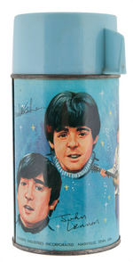 "THE BEATLES" METAL LUNCH BOX WITH THERMOS.