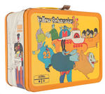 THE BEATLES "YELLOW SUBMARINE" METAL LUNCH BOX WITH THERMOS.