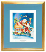 CARL BARKS "GIFTS FOR SHACKTOWN" REGULAR EDITION MINIATURE SIGNED PRINT.