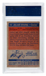JULIUS ERVING "DR. J" SIGNED ROOKIE BASKETBALL CARD.