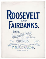 THEODORE ROOSEVELT 1904 SHEET MUSIC PAIR.