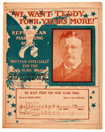 THEODORE ROOSEVELT 1904 SHEET MUSIC PAIR.