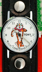 TONY THE TIGER BOXED KELLOGG'S PREMIUM WRISTWATCH.