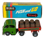 "MINIC BREWERY" BOXED FRICTION TOY TRUCK.