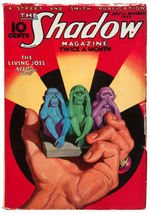 "THE SHADOW" JULY 1, 1933 PULP WITH RING COVER.