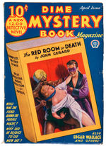 "DIME MYSTERY BOOK MAGAZINE" 1933 PULP WITH BONDAGE AND DISCIPLINE COVER.