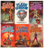 "FLASH GORDON" SET OF 12 "AVON/ACE TEMPO" PAPERBACK BOOKS.