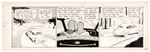 FRANK KING “GASOLINE ALLEY” WWII  DAILY COMIC STRIP ORIGINAL ART.