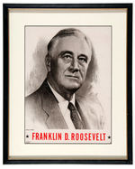FDR CLASSIC 1944 CAMPAIGN FRAMED POSTER.