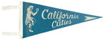 “CALIFORNIA CUTIES SOFTBALL TEAM” PHOTO AND PENNANT.