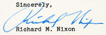 NIXON 1963 SIGNED LETTER REGARDING HOUSE TERM LENGTH.