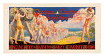 "RINGLING BROS & BARNUM & BAILEY" 1920s CHRISTMAS CARD.