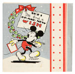 MICKEY MOUSE CHRISTMAS CARD.