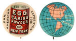 PAN-AMERICAN EXPOSTION PAIR OF SCARCE AND RARE BUTTONS.