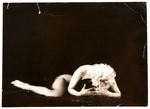MARILYN MONROE "THE BLACK SITTING" MILTON GREENE PHOTOGRAPH.