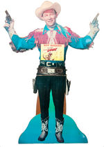 "ROY ROGERS JUMP'N SPINNIN' RODEO LARIAT" RARE LARGE STORE DISPLAY STANDEE.