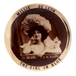 FAMOUS BURLESQUE PERFORMER CIRCA 1900 “MILLIE DE LEON/THE GIRL IN BLUE.”