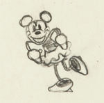 BLUE  RHYTHM GROUP OF SIX MINNIE MOUSE PRODUCTION DRAWINGS.