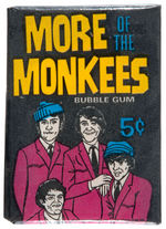 "MORE OF THE MONKEES" DONRUSS FULL GUM CARD DISPLAY BOX.