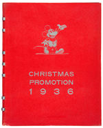 DISNEY "CHRISTMAS PROMOTION 1935" RARE PROMOTIONAL BOOK.