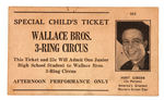 EVENT TICKETS 1938-1959 NAMING KEN MAYNARD, HOOT GIBSON, GENE AUTRY.