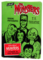 "THE MUNSTERS" LEAF FULL CARD/STICKER DISPLAY BOX.
