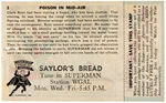 “SUPERMAN” PREMIUM BREAD CARD #3 COMPLETE WITH STAMP.
