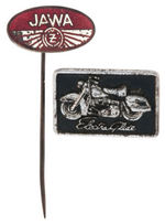 MOTORCYCLE STICKPIN AND PIN.