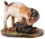 ”RED GOOSE SHOES” FIGURAL STORE DISPLAY- DOG CHEWING SHOE.