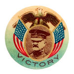 WWI PERSHING "VICTORY" CHOICE COLOR BUTTON.
